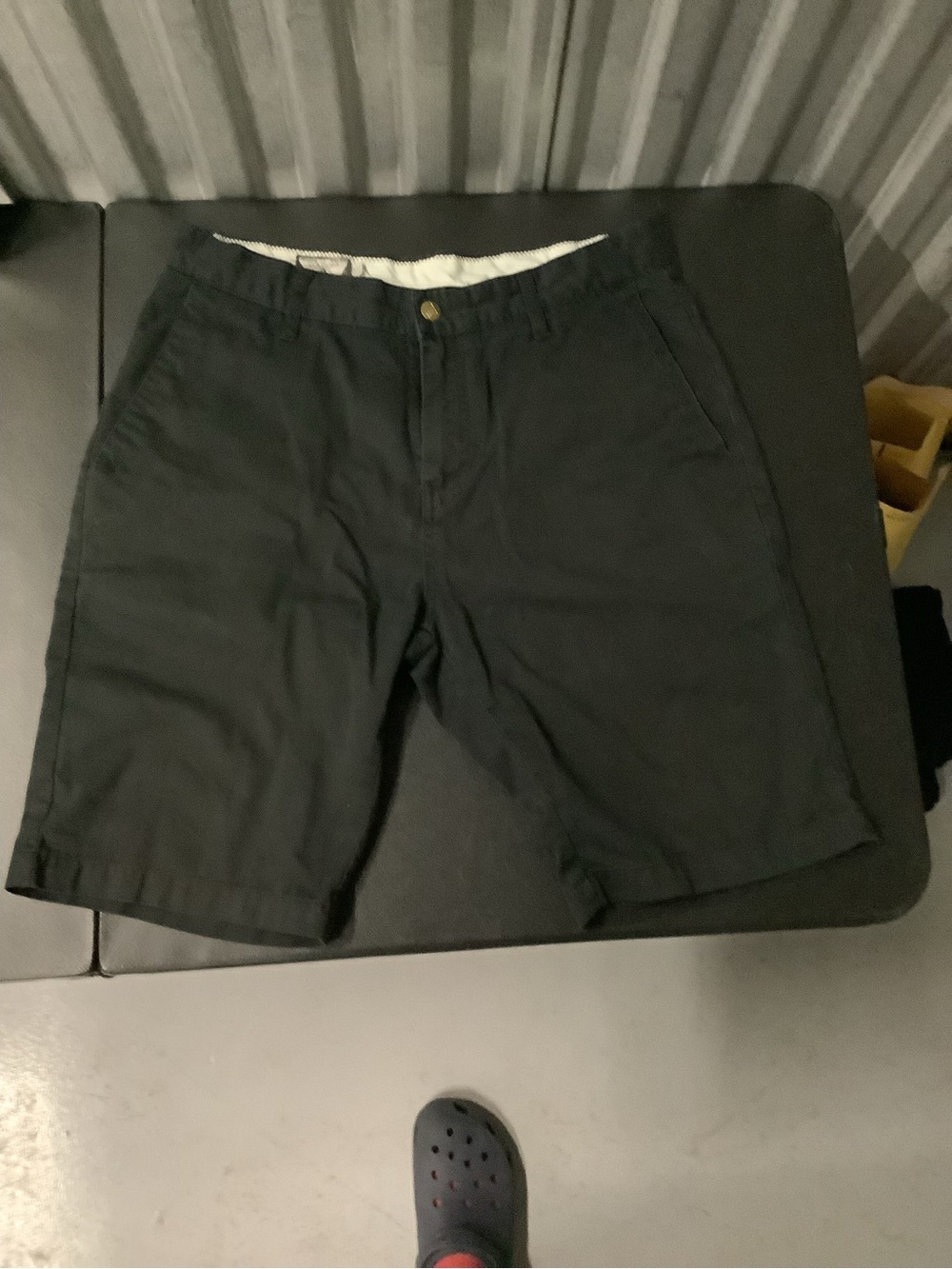 Volcom Men's Black Flat Front Shorts